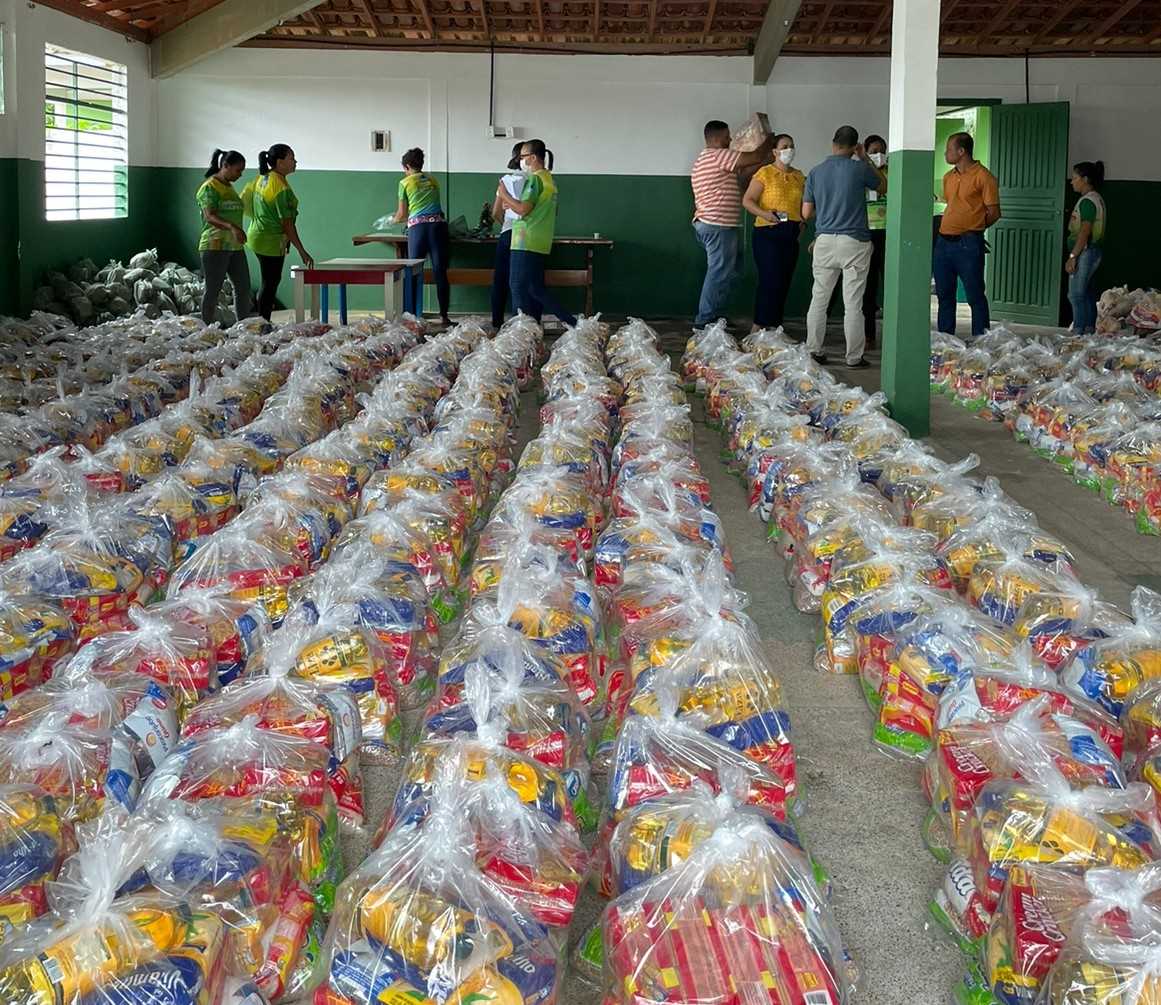 Camacã: Prefeitura em parceria com a Câmara de Vereadores disponibiliza 10 toneladas de alimentos